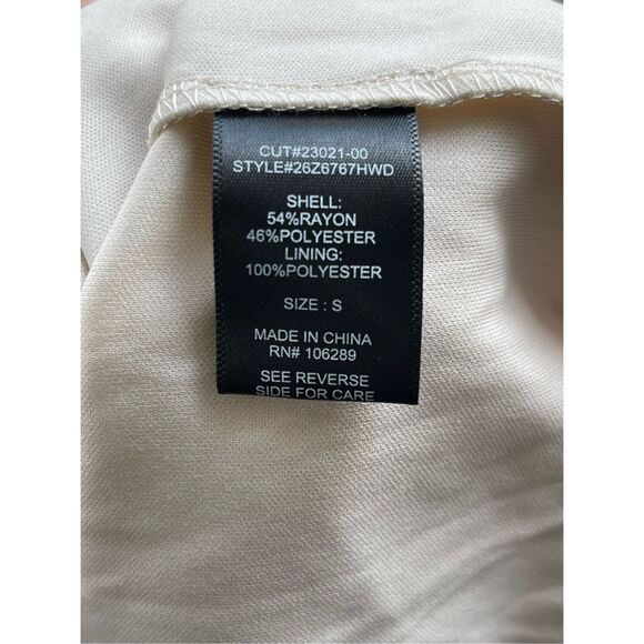 D2 Trixxi Boho‎ Cream Tiered Mini Babydoll Dress Size Small - Picture 5 of 7